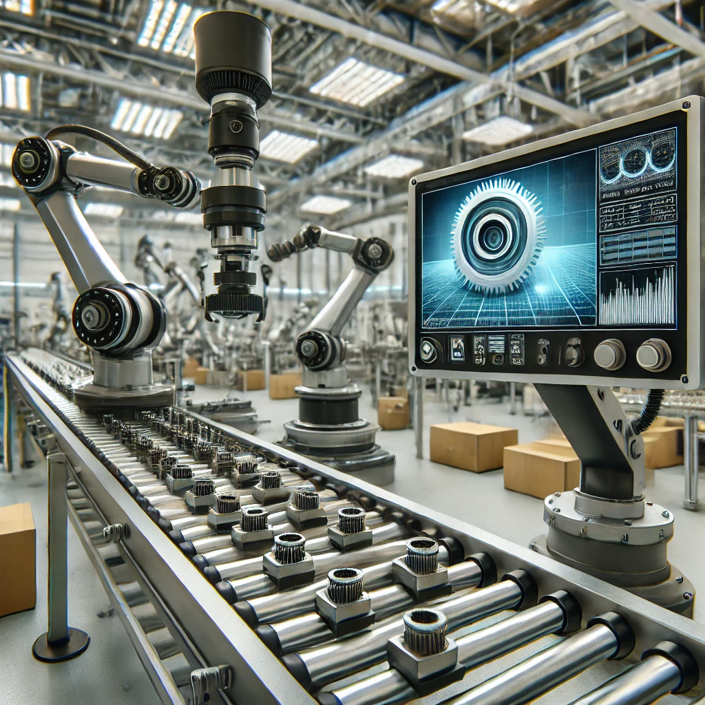 A CVML Automated Inspection being performed and displayed within a manufacturing environment. The inference is displayed on an MES.